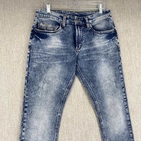 Buffalo David Jeans 32X32 Super Max-X Skinny Slim Denim Stretch Stone Wash - Picture 5 of 16